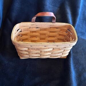 Woven Longaberger Letter Basket with Handle